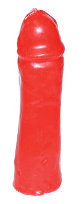6 1-2" Red Male Gender Candle - Nakhti By Kali J.N.S