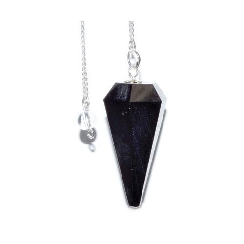 6-sided Black Tourmaline Pendulum - Nakhti By Kali J.N.S