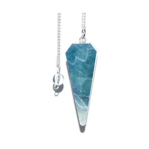 6-sided Green Fluorite Pendulum - Nakhti By Kali J.N.S