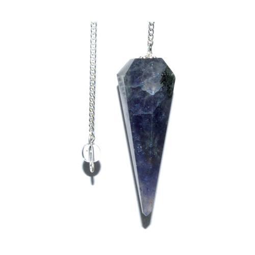 6-sided Iolite Pendulum - Nakhti By Kali J.N.S