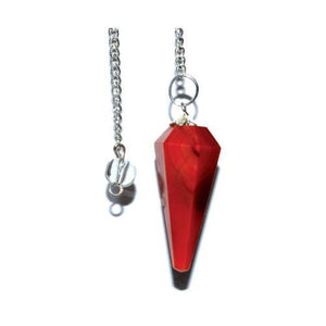 6-sided Red Carnelian Pendulum - Nakhti By Kali J.N.S