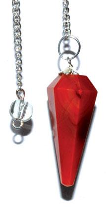 6-sided Red Carnelian Pendulum - Nakhti By Kali J.N.S