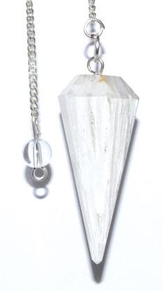 6-sided Scolecite Pendulum - Nakhti By Kali J.N.S