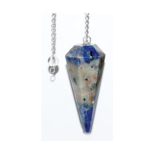 6-sided Sodalite Pendulum - Nakhti By Kali J.N.S