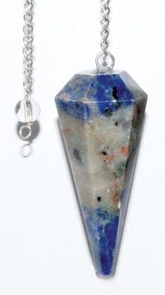 6-sided Sodalite Pendulum - Nakhti By Kali J.N.S