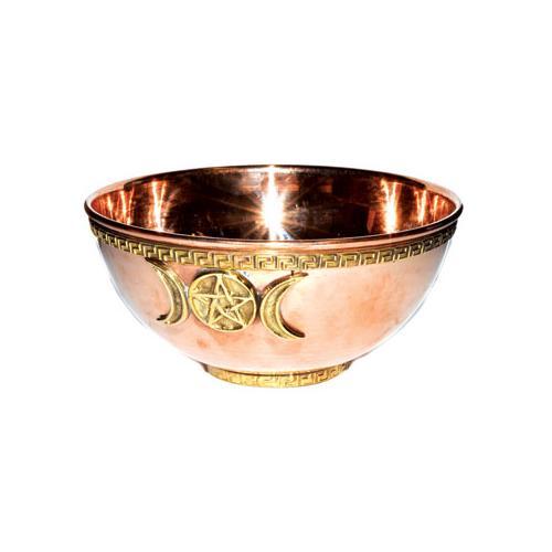 6" Triple Moon Offering Bowl - Nakhti By Kali J.N.S