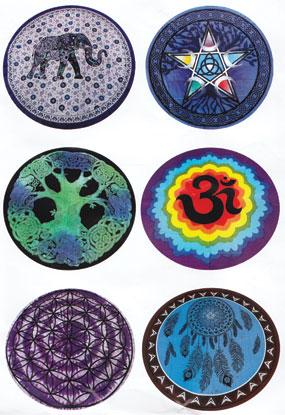 60" Dia Assorted Design Tapestry (mixed Colors) - Nakhti By Kali J.N.S