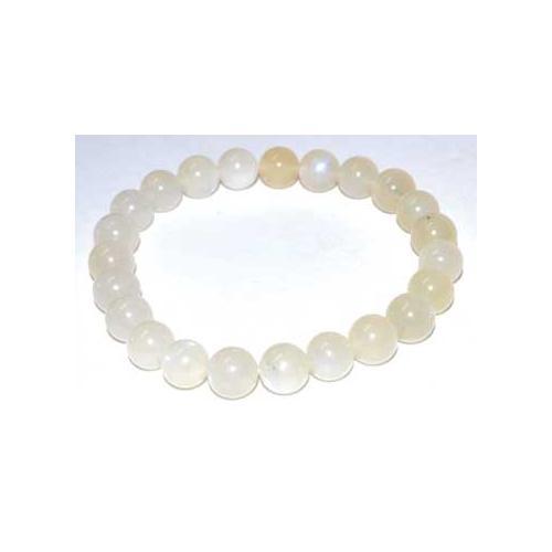 6mm Rainbow Moonstone Bracelet - Nakhti By Kali J.N.S