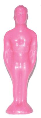 7 1-4" Pink Male Candle - Nakhti By Kali J.N.S