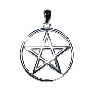 7-8" Pentagram Sterling Pendant - Nakhti By Kali J.N.S