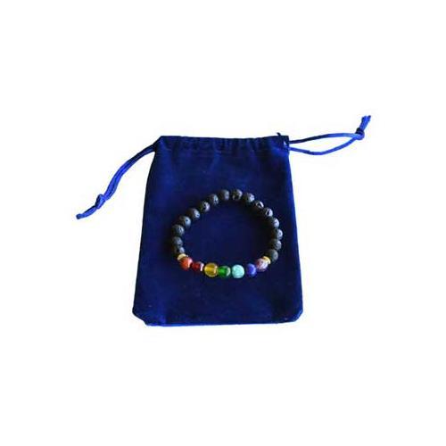 7 Chakra Bracelet With Bag - Nakhti By Kali J.N.S