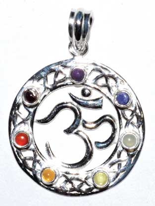 7 Chakra Om Pendant - Nakhti By Kali J.N.S