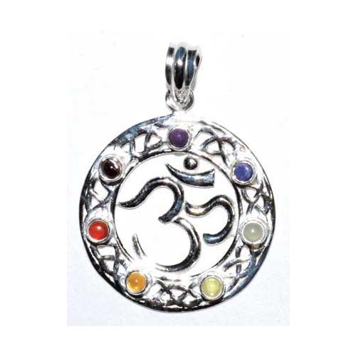7 Chakra Om Pendant - Nakhti By Kali J.N.S