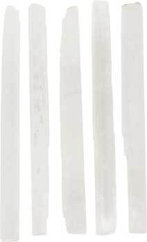 7" Selenite Sticks (5 Pack) - Nakhti By Kali J.N.S