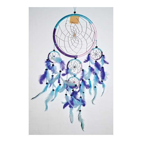 8 1-2" 5 Rings Multi Dream Catcher - Nakhti By Kali J.N.S