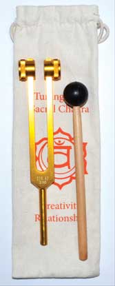 8 1-2" Sacral (orange) Tuning Fork - Nakhti By Kali J.N.S