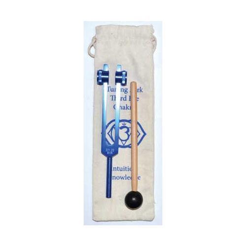 8 1-2" Third Eye (dark Blue) Tuning Fork - Nakhti By Kali J.N.S