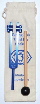 8 1-2" Third Eye (dark Blue) Tuning Fork - Nakhti By Kali J.N.S