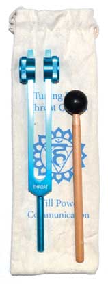 8 1-2" Throat (light Blue) Tuning Fork - Nakhti By Kali J.N.S