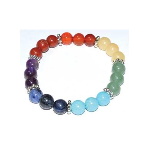 8mm 7 Chakra Flower - Nakhti By Kali J.N.S