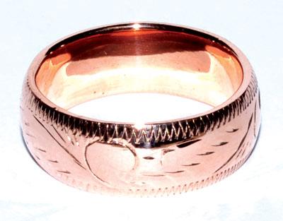 8mm Band Size 8 Copper - Nakhti By Kali J.N.S