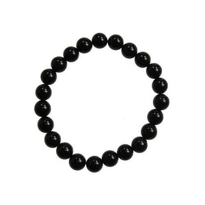8mm Black Onyx (natural Agate Dyed) Bracelet - Nakhti By Kali J.N.S