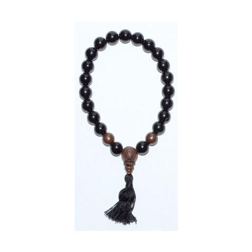8mm Black Tourmaline Tassel - Nakhti By Kali J.N.S