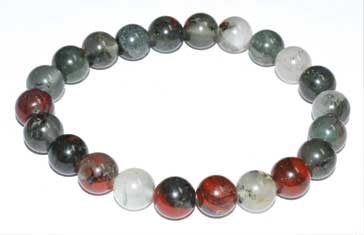 8mm Bloodstone (seftonite) Bracelet - Nakhti By Kali J.N.S