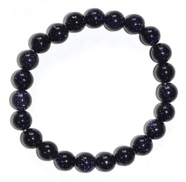 8mm Blue Goldstone Bracelet - Nakhti By Kali J.N.S