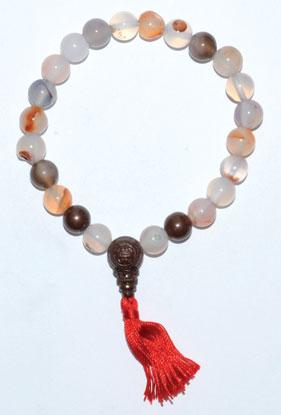 8mm Dendric Agate Tassel - Nakhti By Kali J.N.S