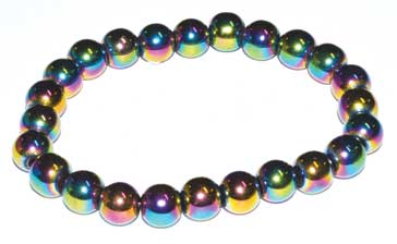 8mm Hematite, Rainbow - Nakhti By Kali J.N.S