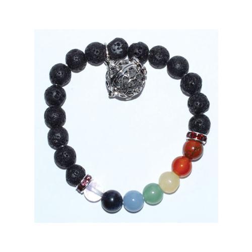 8mm Lava- Chakra With Aromatherapy - Nakhti By Kali J.N.S