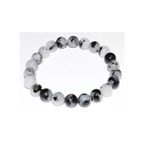 8mm Quartz, Black Rulated Bracelet - Nakhti By Kali J.N.S