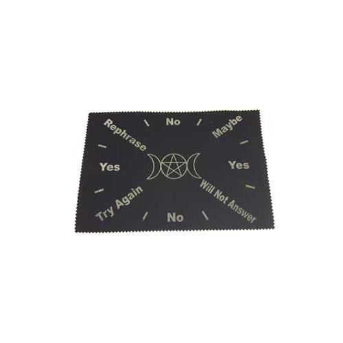 8"x12" Triple Moon Pentagram Pendulum Mat - Nakhti By Kali J.N.S