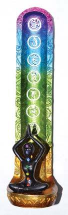 9 1-2" Goddess 7 Chakra Burner - Nakhti By Kali J.N.S