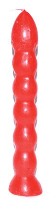 9 1-2" Red 7 Knob Candle - Nakhti By Kali J.N.S