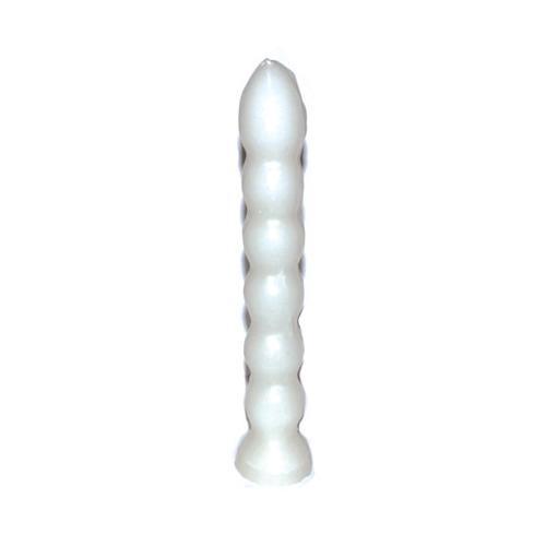 9 1-2" White 7 Knob Candle - Nakhti By Kali J.N.S