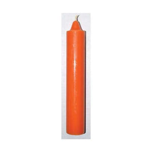 9" Orange Pillar Candle - Nakhti By Kali J.N.S