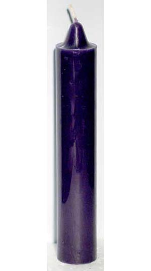 9" Purple Pillar Candle - Nakhti By Kali J.N.S