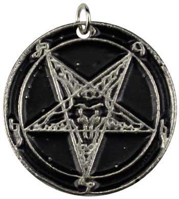 Goat Head Star Amulet