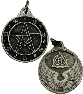 Pentagram Talisman Silver Color