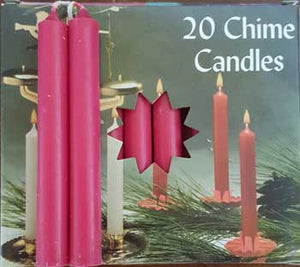 1-2" Pomegranate Chime Candle 20 Pack