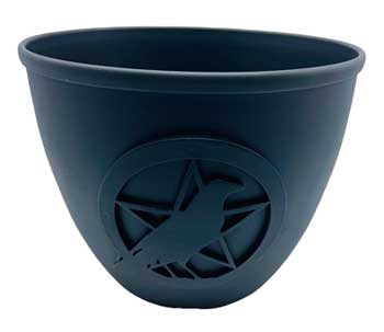 3 1-2" Pentagram & Bird Candle Holder