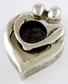 Couple's Heart Mini Candle Holder