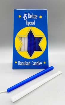 Assorted Hanukah Candle 45pk