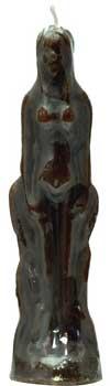 Brown Female Candle 7"