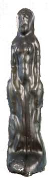 Black Female Candle 7"