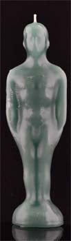 Green Male Candle