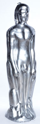 Silver Male Candle