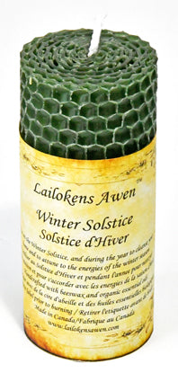 4 1-4" Winter Solstice Altar Lailokens Awen Candle